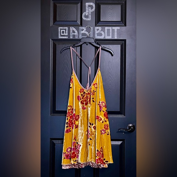 Free People Reversible Sleeveless Velvet Dress - Picture 1 of 3